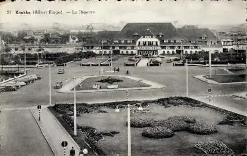 CPA Knokke Knocke Flandre occidentale, Albert Plage, La Réserve