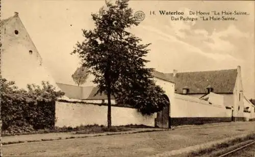 Ak Waterloo Wallonisch Brabant, Pachtgut La Haie-Sainte