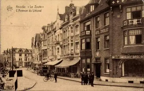 CPA Zoute Knokke Heist Heyst Knocke sur Mer Flandre occidentale, Avenue du Littoral