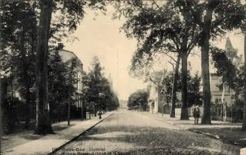 CPA Vieux Dieu Oude God Mortsel Flandre Anvers, Avenue de la Station