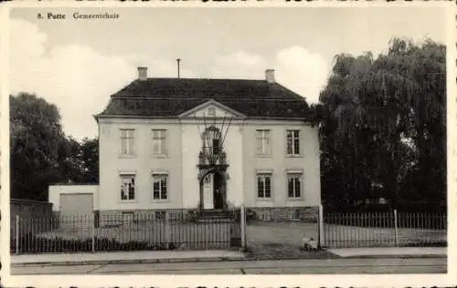 Ak Putte Woensdrecht Nordbrabant, Gemeindehaus