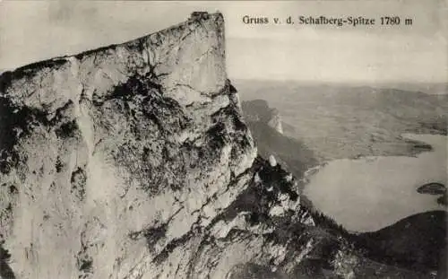 Ak St. Wolfgang im Salzkammergut Oberösterreich, Schafbergspitze