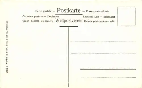 Ak St. Wolfgang im Salzkammergut Oberösterreich, Schafbergspitze