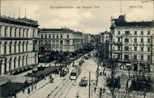 Ak Berlin Mitte, Invalidenstraße am Neuen Tor