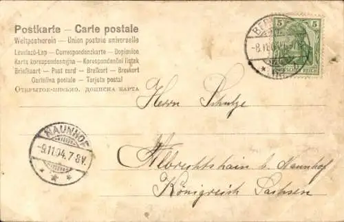 Passepartout Ak Berlin Mitte, Kaiser Friedrich Museum, Denkmal, Portrait