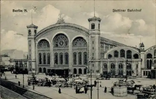 Ak Berlin Mitte, Stettiner Bahnhof