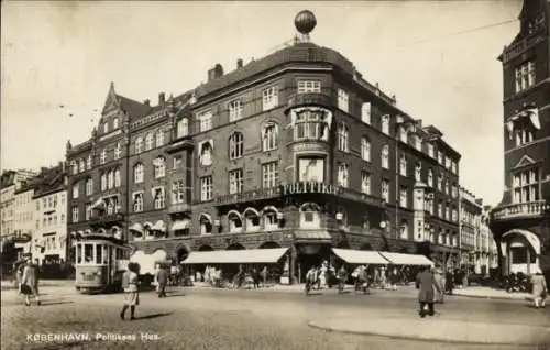 Ak København Kopenhagen Dänemark, Haus der Politik, Geschäfte