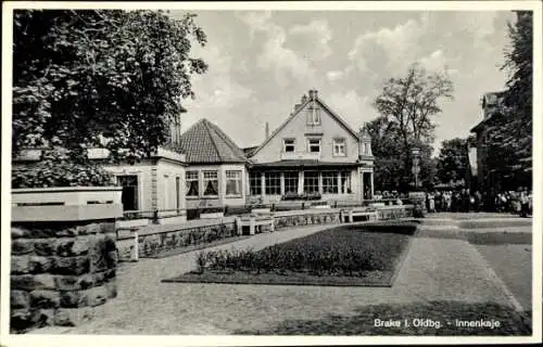 Ak Brake an der Weser, Innenkaje