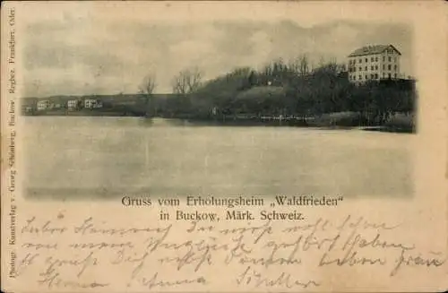 Ak Buckow in der Märkischen Schweiz, Erholungsheim Waldfrieden