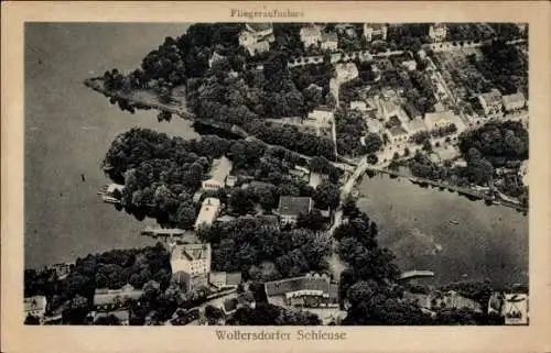 Ak Woltersdorf bei Berlin, Woltersdorfer Schleuse