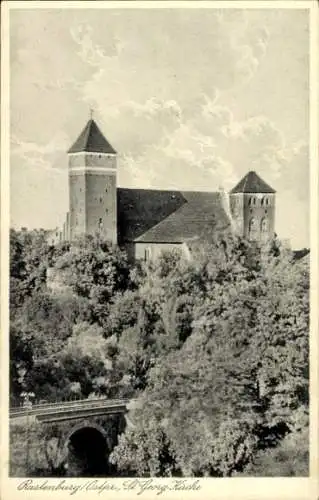 Ak Kętrzyn Rastenburg Ostpreußen, St. Georg Kirche