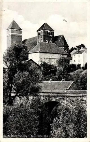 Ak Kętrzyn Rastenburg Ostpreußen, Georgskirche