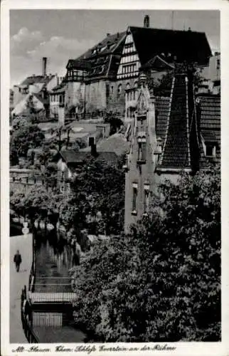 Ak Plauen im Vogtland, Ehem. Schloss  Everstein an der Rähne