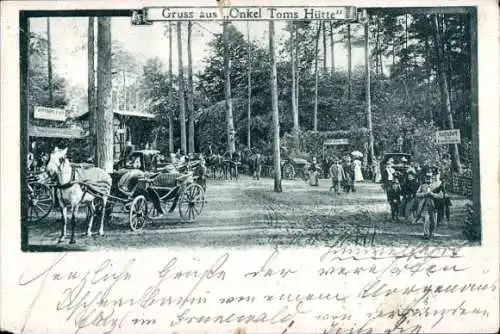 Ak Berlin Zehlendorf, Onkel Toms Hütte im Grunewald