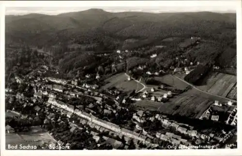 Ak Bad Sachsa im Harz, Fliegeraufnahme