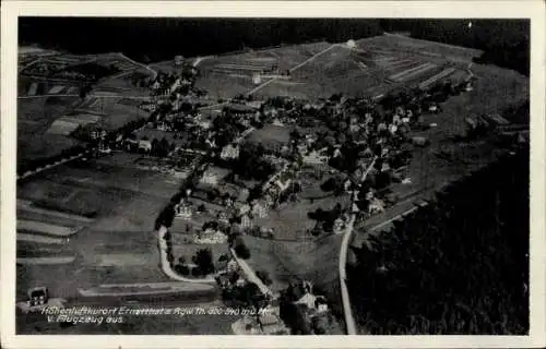 Ak Ernstthal am Rennsteig Lauscha in Thüringen, Fliegeraufnahme