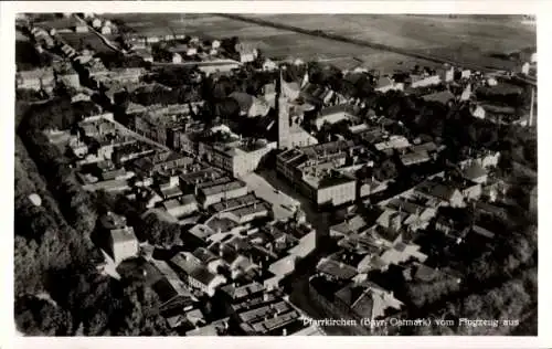 Ak Pfarrkirchen in Niederbayern, Fliegeraufnahme