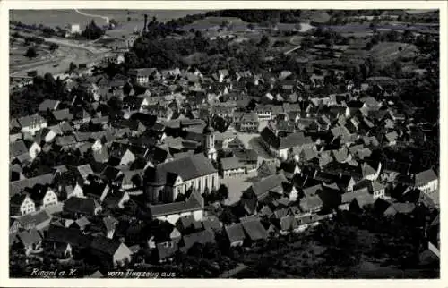 Ak Riegel am Kaiserstuhl, Fliegeraufnahme