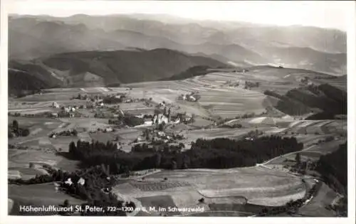 Ak St. Peter im Schwarzwald, Fliegeraufnahme