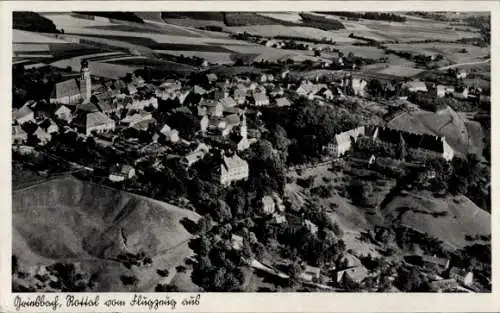 Ak Bad Griesbach im Rottal Niederbayern, Fliegeraufnahme