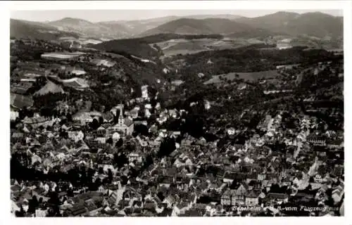 Ak Bensheim an der Bergstraße, Gesamtansicht, Fliegeraufnahme