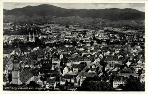 Ak Offenburg in Baden Schwarzwald, Fliegeraufnahme