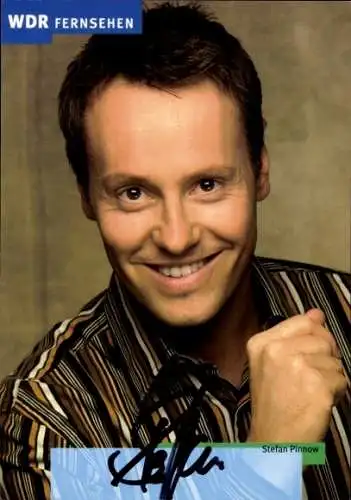 Ak Moderator Stefan Pinnow, Portrait, Autogramm