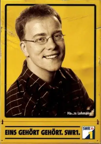 Ak Moderator Hanns Lohmann, Portrait, Autogramm