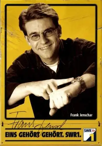 Ak Moderator Frank Jenschar, Portrait, Autogramm