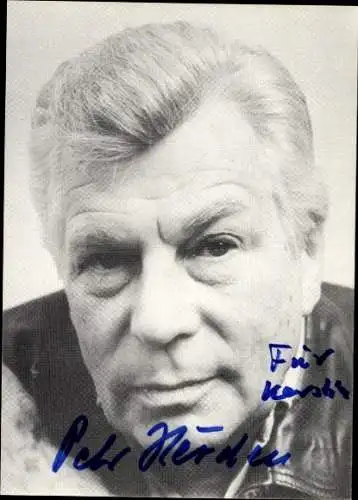 Ak Schauspieler Peter, Portrait, Autogramm