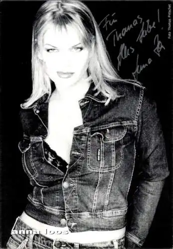 Ak Schauspielerin und Sängerin Anna Loos, Portrait, Autogramm