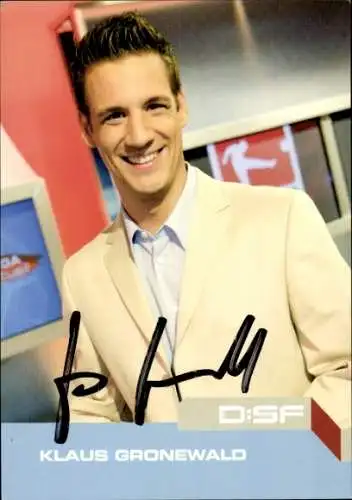 Ak Klaus Gronewald, Portrait, dsf, Autogramm
