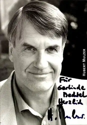 Ak Schauspieler Hubert Mulzer, Portrait, Autogramm