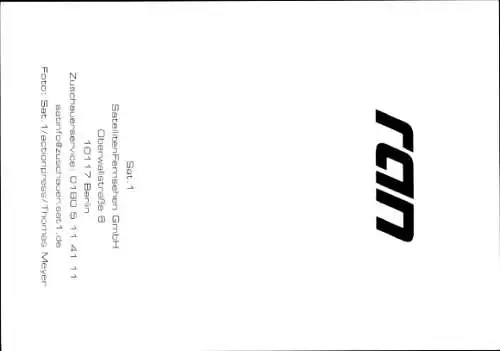 Ak Moderator Ernst Huberty, Portrait, Autogramm