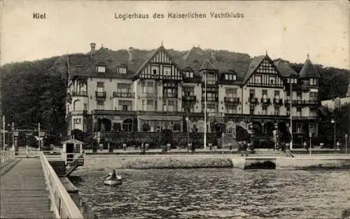 Ak Kiel in Schleswig Holstein, Logierhaus des Kaiserlichen Yachtklubs