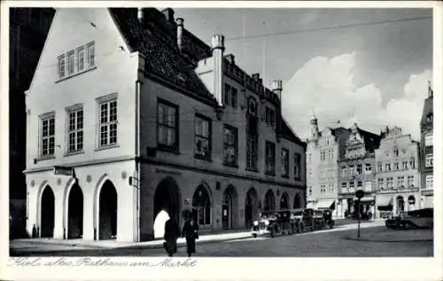 Ak Kiel, Altes Rathaus am Markt