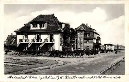 Ak Wenningstedt Braderup auf Sylt, Haus Sonneck, Hotel Hammerich