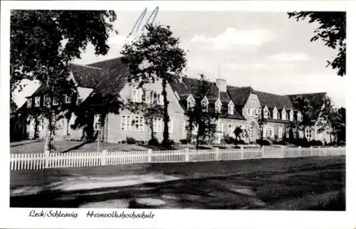 Ak Leck in Nordfriesland, Heimvolkshochschule