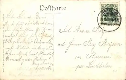 Ak Breklum in Nordfriesland, Missionshaus