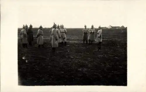 Foto Ak Oberst von Casel, Kommandeur L/74, Kaiser-Parade 27.1.1916, von Basedow