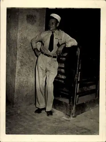 Foto Fremdenlegion in Fez Marokko, 25.10.1954, Harry, Standportrait