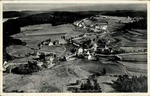 Ak Vogelsgrün Auerbach im Vogtland, Fliegeraufnahme