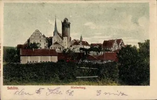 Ak Schlitz in Hessen, Hinterburg