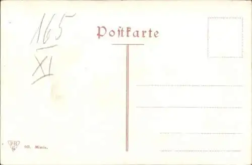 Ak Görlitz in der Lausitz, Landeskrone, Bismarcksäule