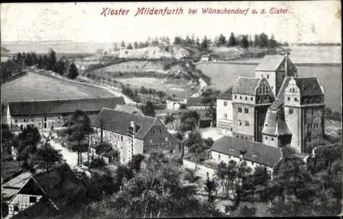 Ak Mildenfurth Wünschendorf an der Elster, Kloster Mildenfurth