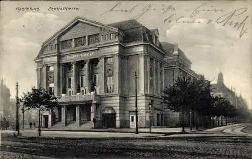 Ak Magdeburg an der Elbe, Zentraltheater