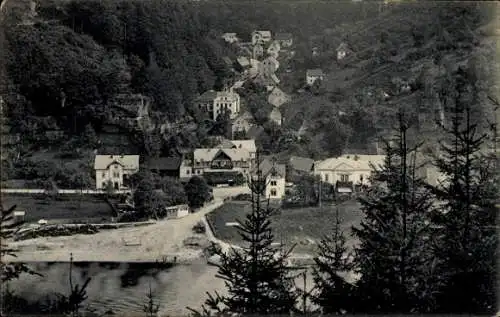 Ak Schmilka Bad Schandau Sächsische Schweiz, Gesamtansicht