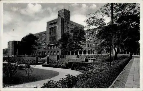 Ak Oberhausen im Ruhrgebiet, Rathaus