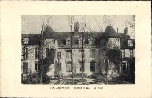 Ak Coulommiers Seine et Marne, Manoir feodal, La Tour