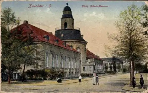 Ak Zwickau in Sachsen, König-Albert-Museum